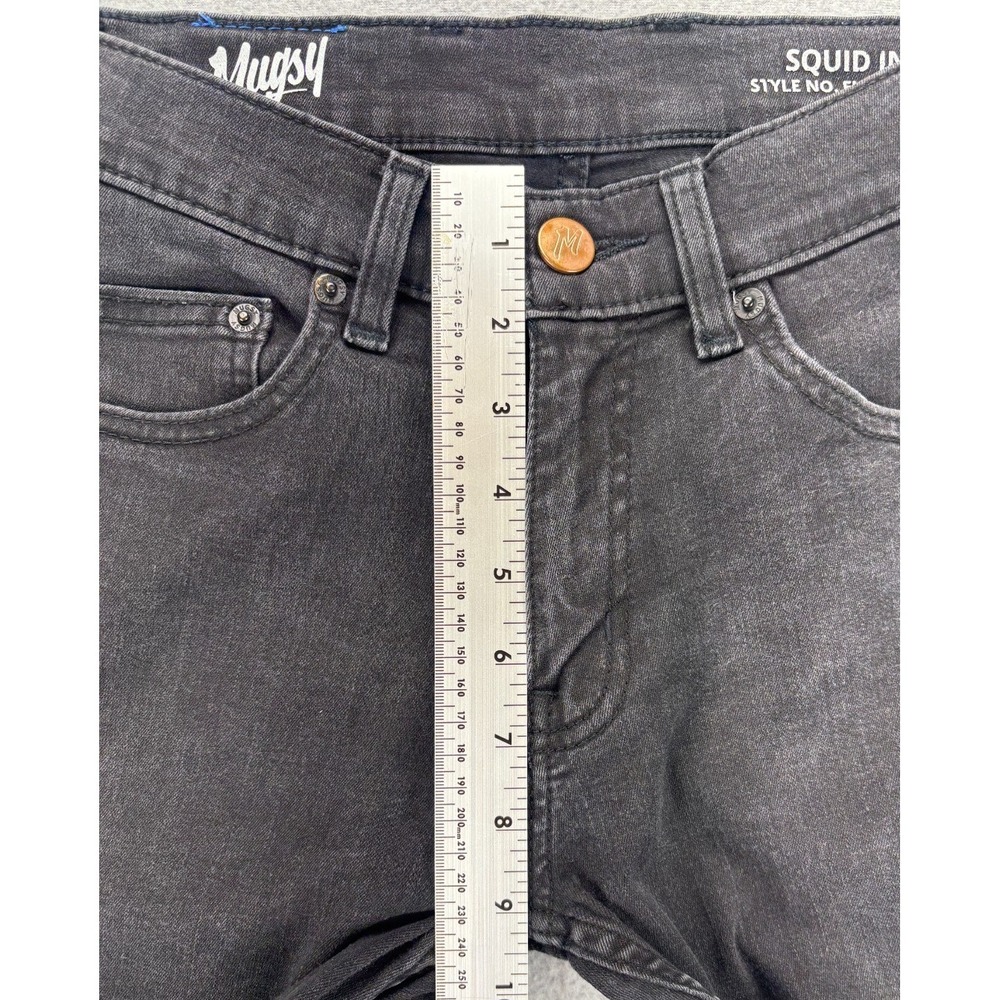 Mugsy Fulton's Jeans Mens Size 28x30 Dark Wash Slim Fit Stretch - Picture 14 of 15